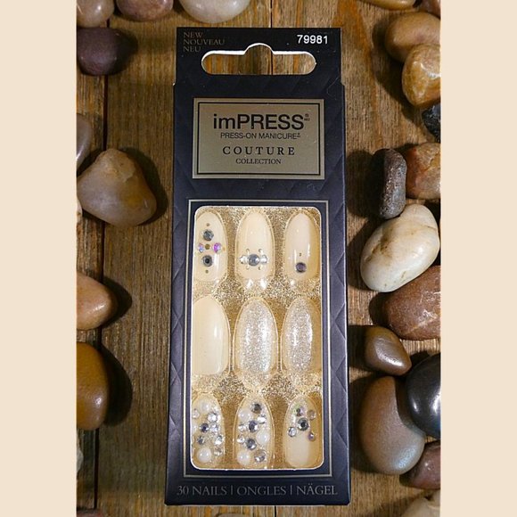 NEW imPRESS Couture Press On Nails Luxurious 79981 FINAL PRICE - Picture 1 of 10